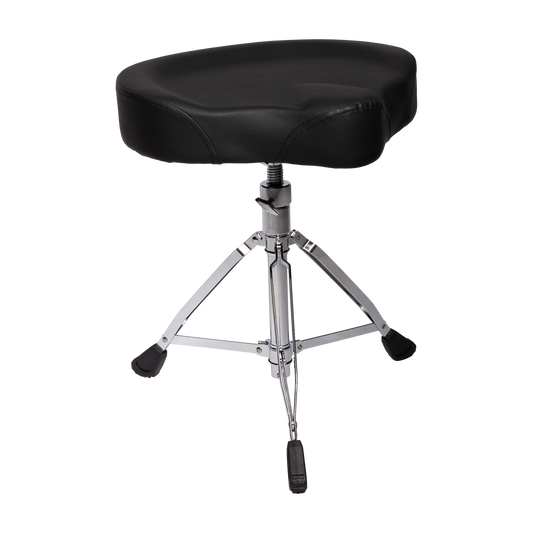 Kahzan Deluxe Motorcycle Shaped Drum Throne with Chrome Finish