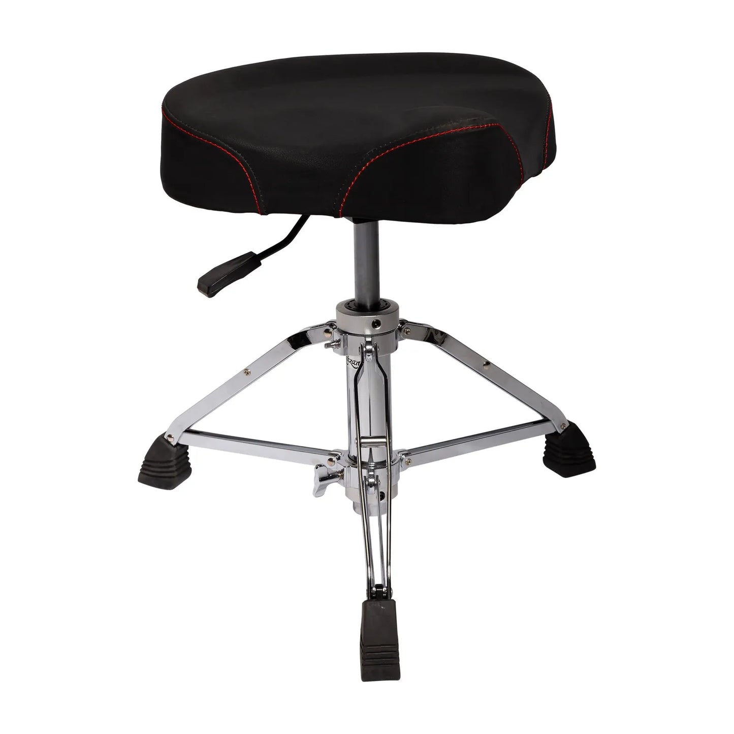 Kahzan Premium Hydraulic Drum Throne with Chrome Finish and Padded Seat — view 3