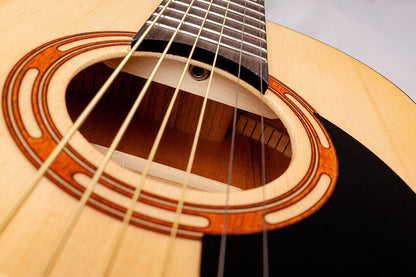 Kohala KG100 Series Dreadnought Acoustic Guitar with Gig Bag, Natural Finish — view 3
