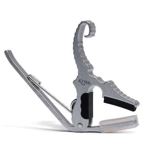 Kyser Short-Cut Partial Guitar Capo (Silver)