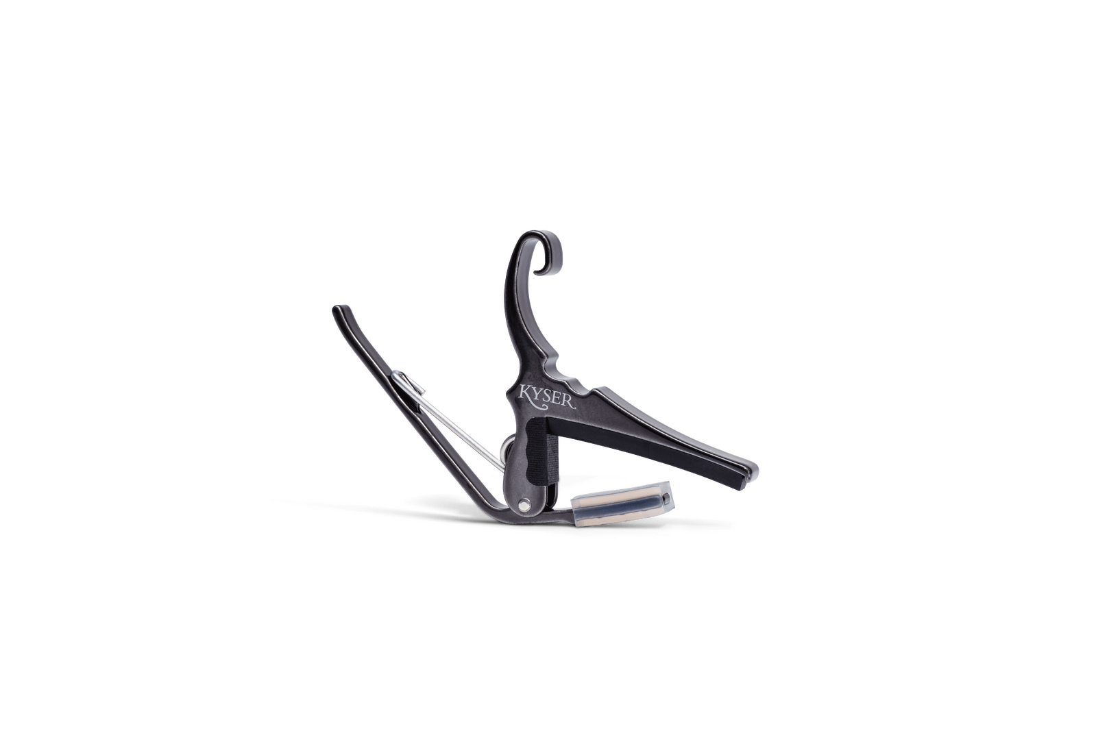 Kyser Quick-Change Capo for 6 String Acoustic Guitars (Black Chrome)