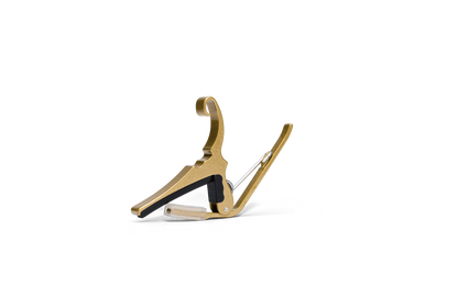 Kyser Quick-Change Capo for 6 String Acoustic Guitars (Gold) — view 2