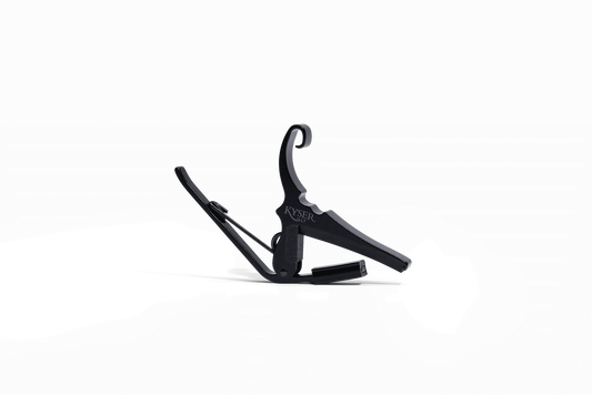 Kyser Quick-Change Low Tension Capo for 6 String Acoustic Guitars (Matt Black)