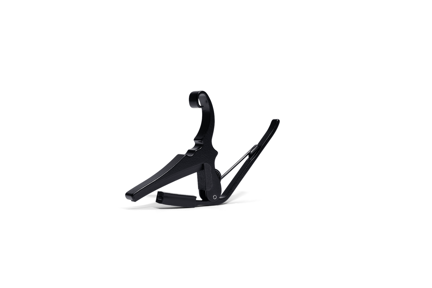 Kyser Quick-Change Low Tension Capo for 6 String Acoustic Guitars (Matt Black) — view 2