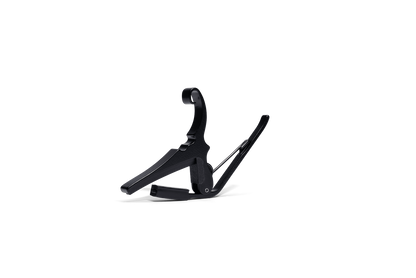 Kyser Quick-Change Low Tension Capo for 6 String Acoustic Guitars (Matt Black) — view 2