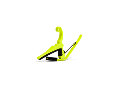 Kyser Quick-Change Capo for 6 String Acoustic Guitars Neon (Yellow) — view 2