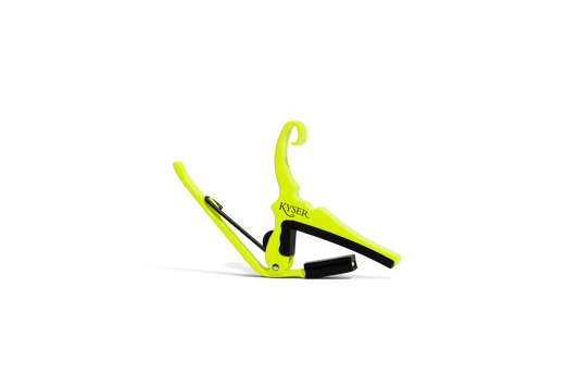 Kyser Quick-Change Capo for 6 String Acoustic Guitars Neon (Yellow)