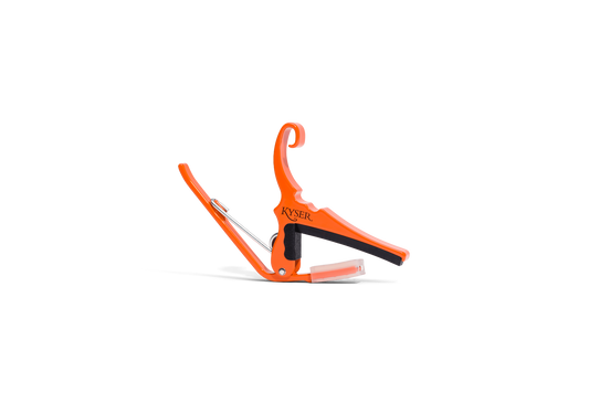 Kyser Quick-Change Capo for 6 String Acoustic Guitars (Orange Blaze)