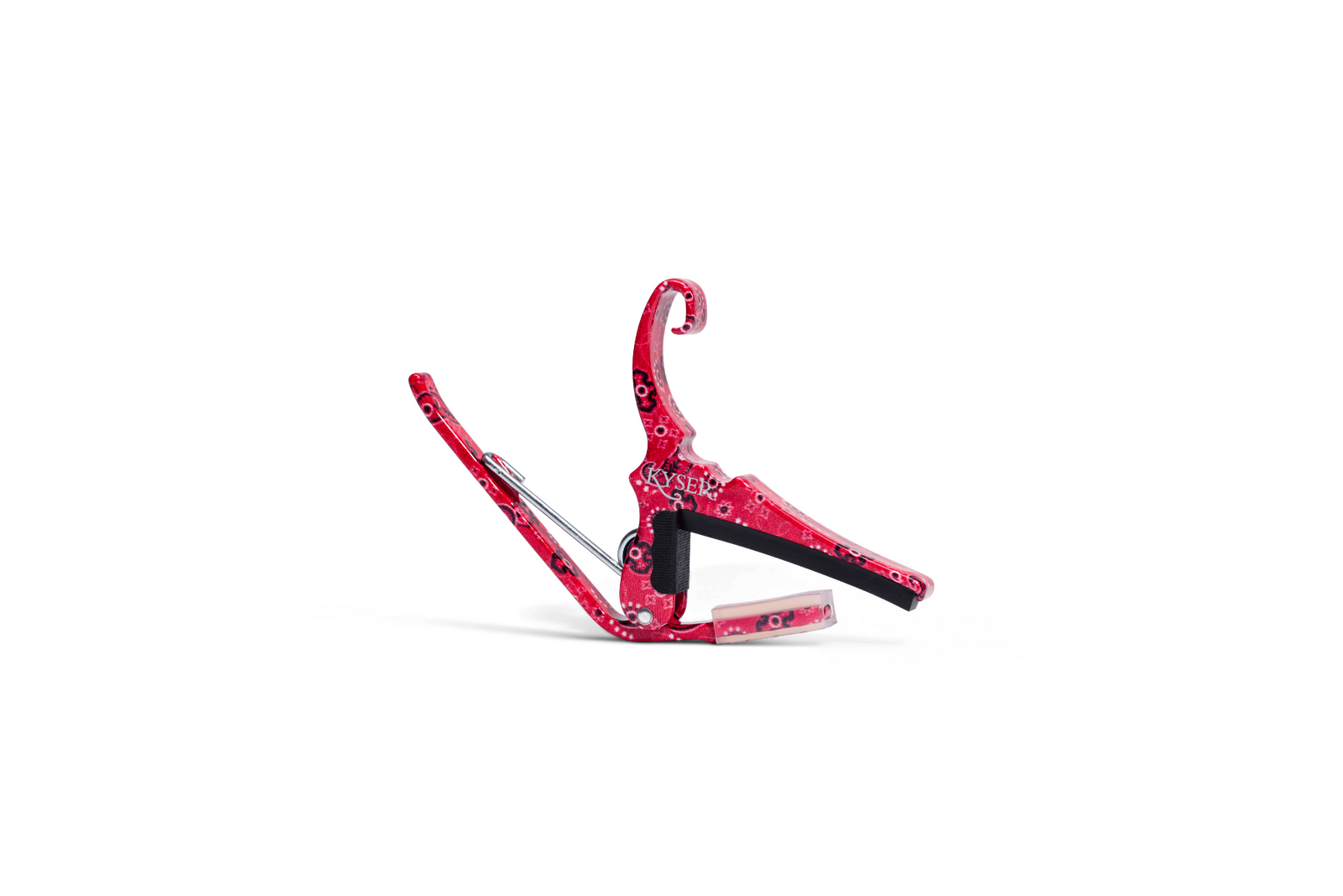 Kyser Quick-Change Capo for 6 String Acoustic Guitars (Red Bandana)