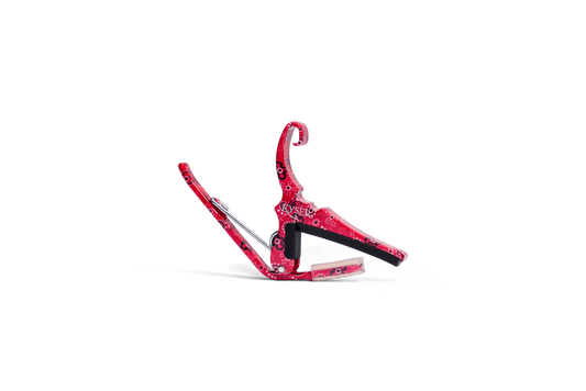 Kyser Quick-Change Capo for 6 String Acoustic Guitars (Red Bandana)