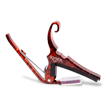 Kyser Quick-Change Capo for 6 String Acoustic Guitars (Rosewood) — view 2