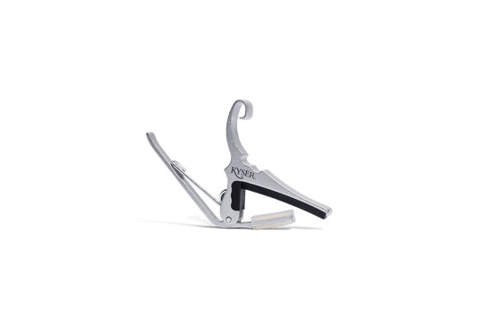 Kyser Quick-Change Capo for 6 String Acoustic Guitars (Silver)