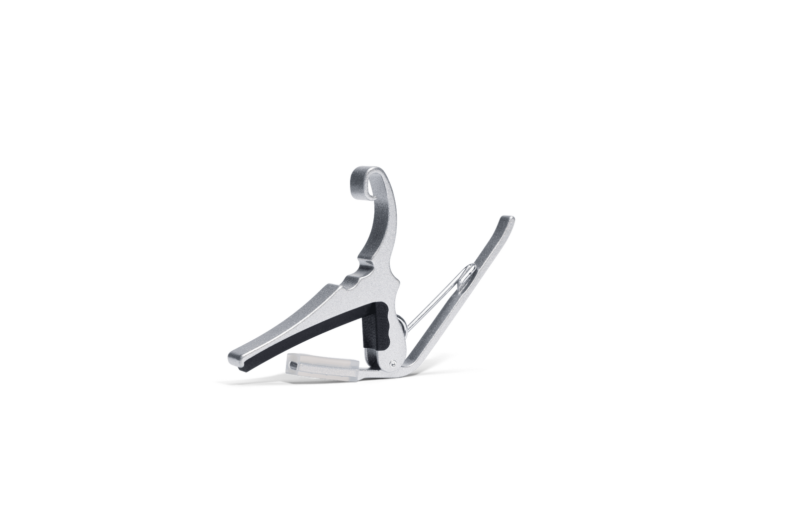 Kyser Quick-Change Capo for 6 String Acoustic Guitars (Silver) — view 2