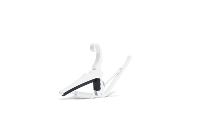 Kyser Quick-Change Capo for 6 String Acoustic Guitars (Pure White) — view 2