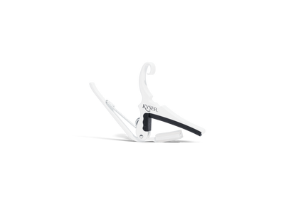 Kyser Quick-Change Capo for 6 String Acoustic Guitars (Pure White)