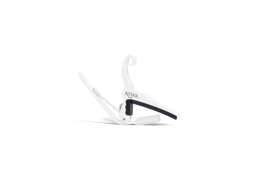 Kyser Quick-Change Capo for 6 String Acoustic Guitars (Pure White)