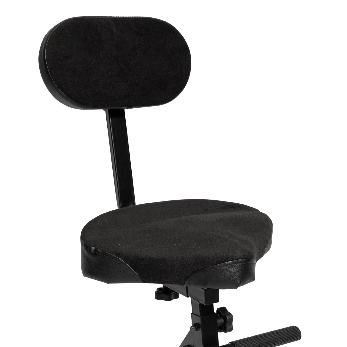 SoundArt Deluxe Height Adjustable Guitarist Stool with Padded Seat and Backrest — view 3