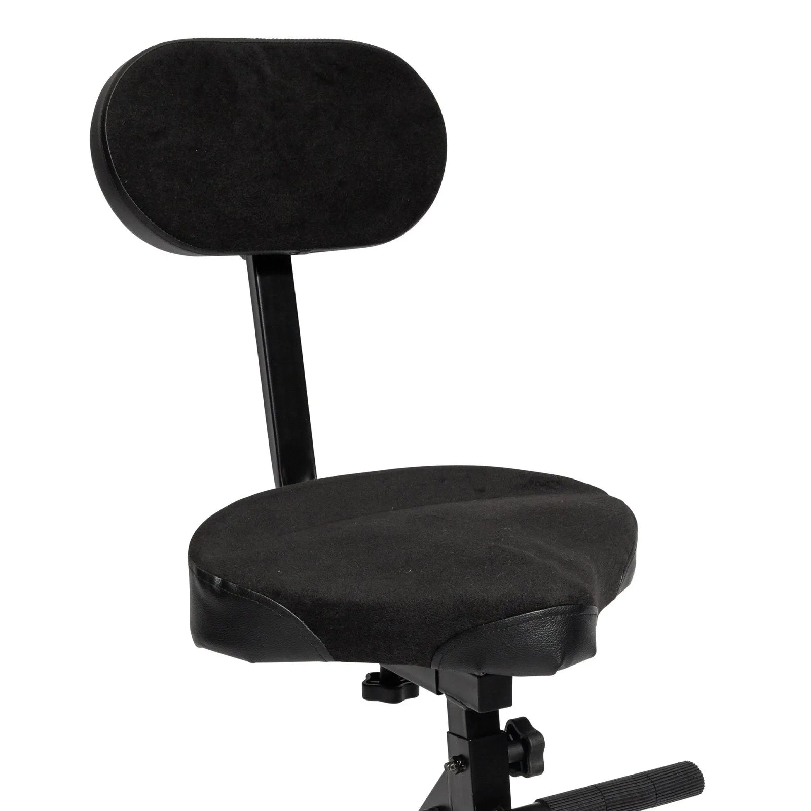 SoundArt Deluxe Height Adjustable Guitarist Stool with Padded Seat and Backrest — view 3