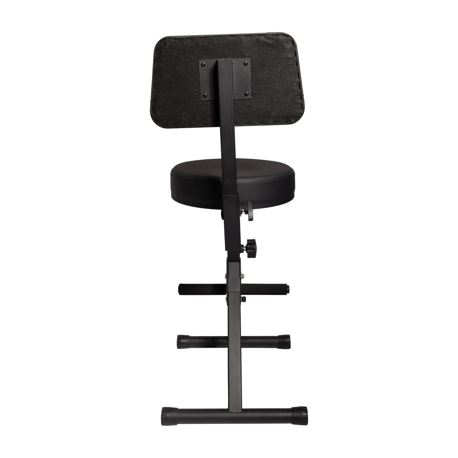 Fretz KGB-21-BLK Adjustable Height Guitar Stool with Padded Seat and Backrest — view 3