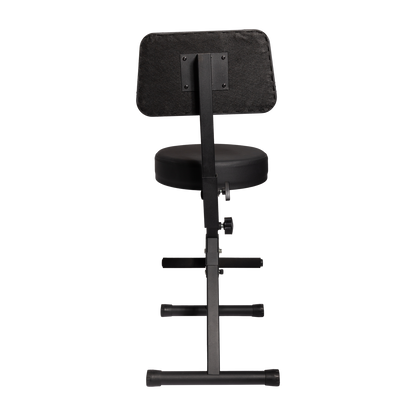 Fretz KGB-21-BLK Adjustable Height Guitar Stool with Padded Seat and Backrest — view 3
