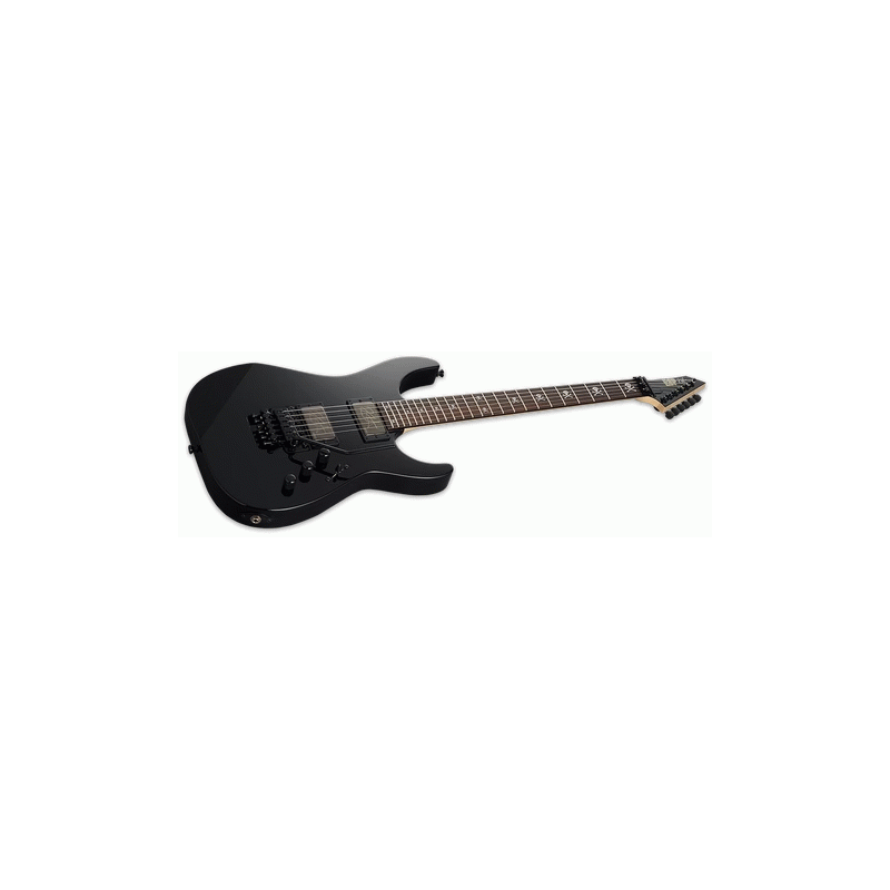 ESP Kirk Hammett KH-2 Neck Thru Body Electric Guitar - Custom Shop, Black Finish, EMG Pickups, Floyd Rose Bridge, Includes Hard Case — view 3