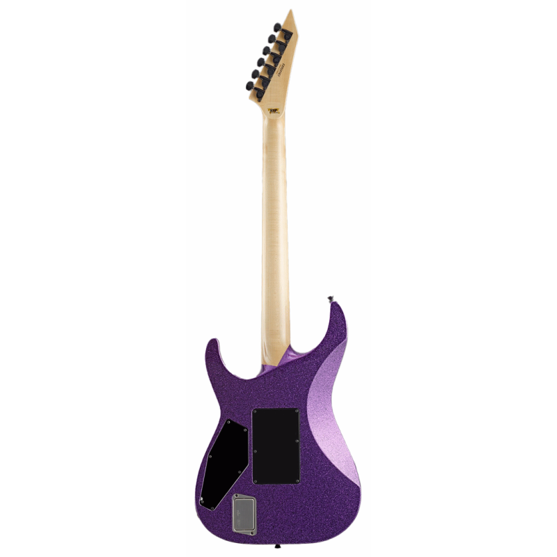 ESP Kirk Hammett KH-2 Purple Sparkle Electric Guitar with EMG Pickups and Hard Shell Case — view 2