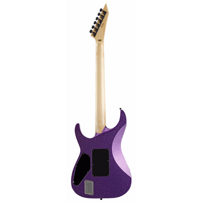ESP Kirk Hammett KH-2 Purple Sparkle Electric Guitar with EMG Pickups and Hard Shell Case — view 2