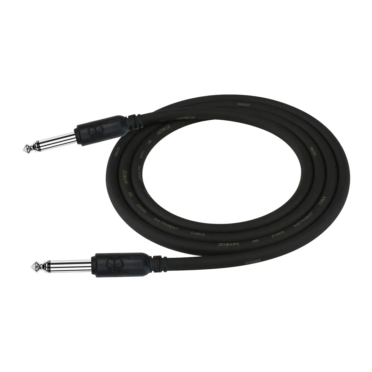 Kirlin Entry 24 Instrument Cable 10FT - 1/4" Mono Plug, 24 Gauge CCAM, PVC Jacket, 90% Spiral Shielding, Limited Lifetime Warranty — view 2