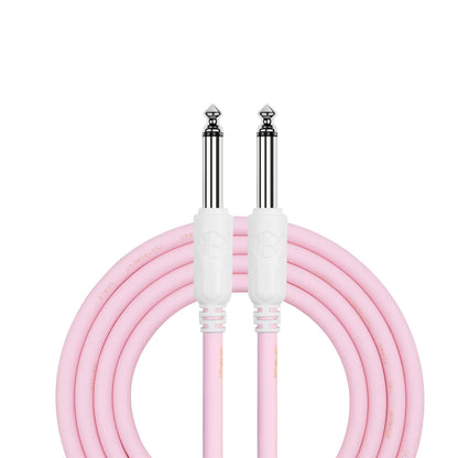Kirlin Entry 24 Instrument Cable 10FT Rose Pink - 1/4" Mono Plug