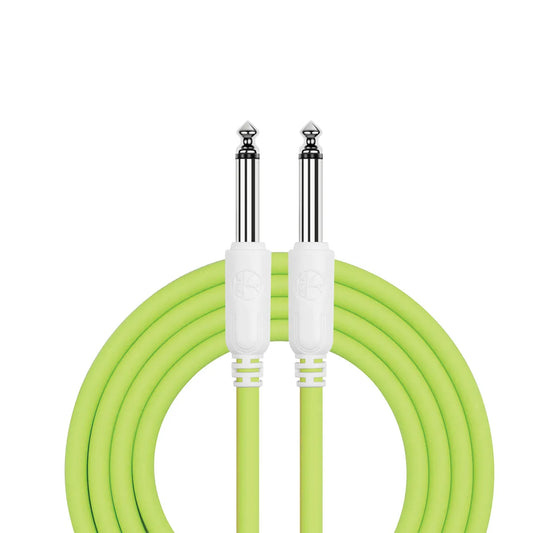 Kirlin Entry 24 Instrument Cable 10FT Spring Green 1/4" Mono Plug - IC-241