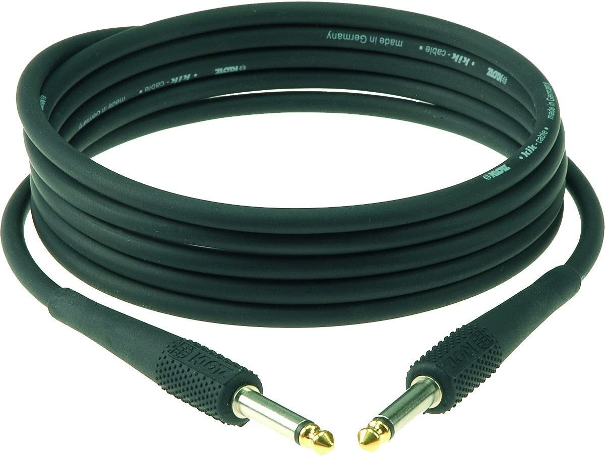 Klotz 9m KIK Black Instrument Cable with Gold Connectors