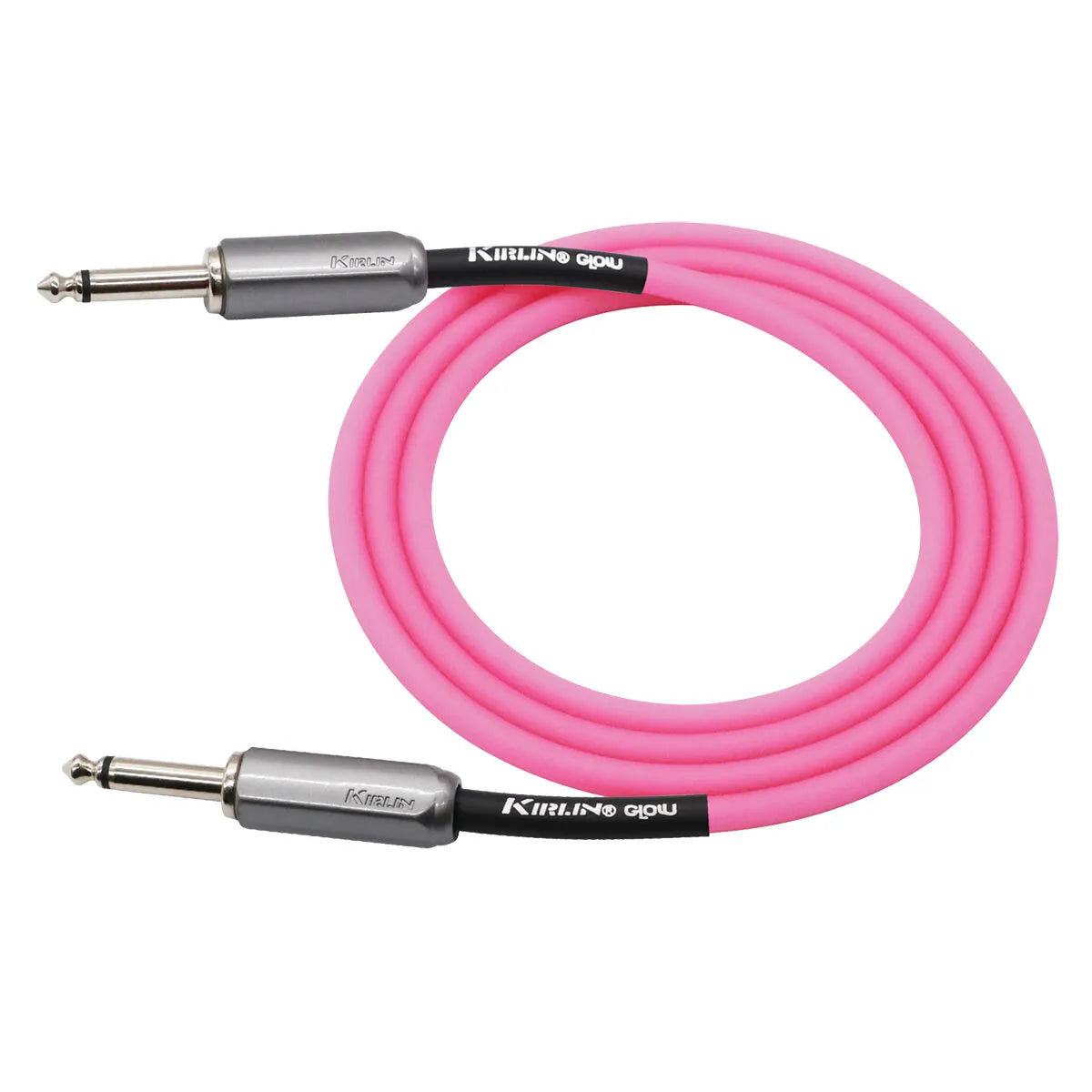 Kirlin 10FT Glow Instrument Cable Rose Glow KIMGE-221-PK-10 — view 2
