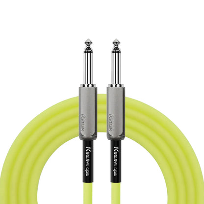 Kirlin 10FT Glow Instrument Cable Solar Pop KIMGE-221-YE-10