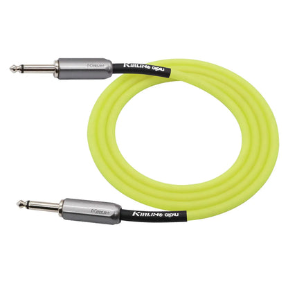 Kirlin 20FT Glow Instrument Cable Solar Pop KIMGE-221-YE-20 1/4" Mono Plug 22 Gauge Copper Conductor Limited Lifetime Warranty — view 2