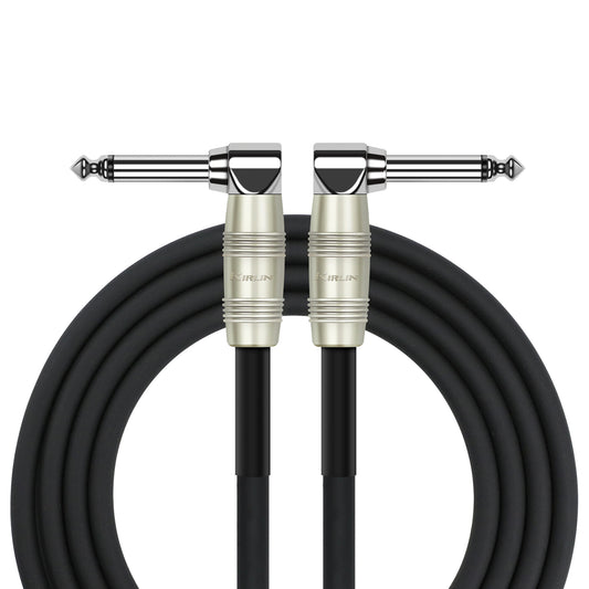 Kirlin 10FT Original Instrument Cable RA-RA 1/4" Mono Plug KIP203PR-10
