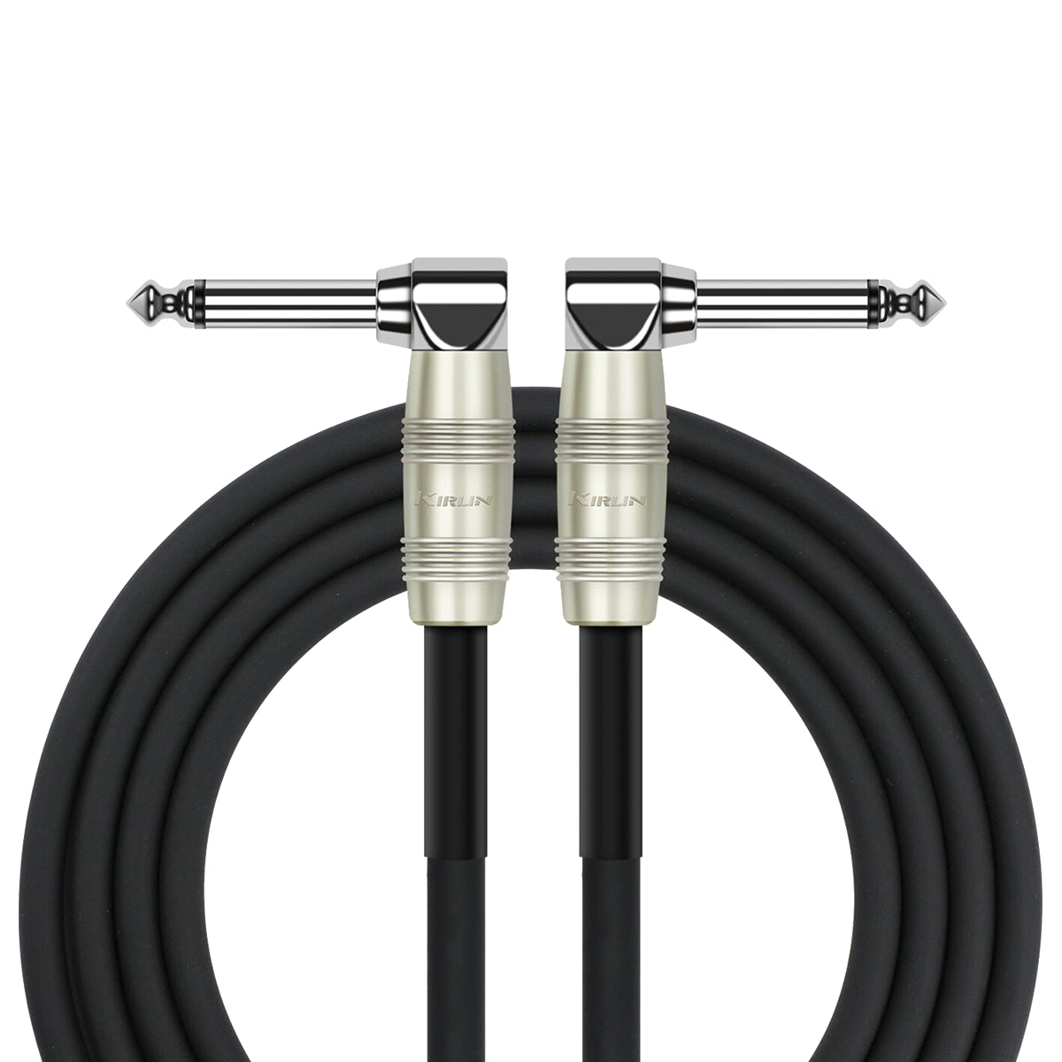 Kirlin 20FT Original Range Instrument Cable RA-RA KIP203PR-20 1/4" Mono Plug Oxygen-Free Copper