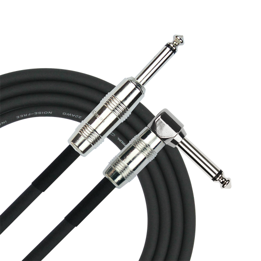 Kirlin 10FT Original Instrument Cable RA-Straight 1/4" Mono Plug [KIPC202PN-10]