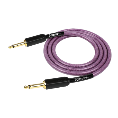 Kirlin PVC Woven Premium Plus Instrument Cable 10Ft Purple KIPW201BPU-10 — view 2