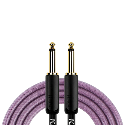 Kirlin PVC Woven Premium Plus Instrument Cable 10Ft Purple KIPW201BPU-10