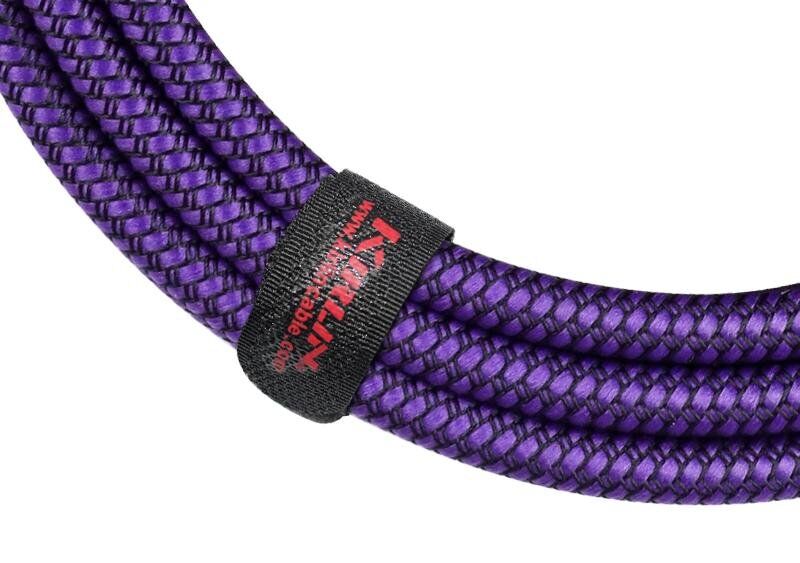 Kirlin 20ft Purple Entry Woven Instrument Cable KIWCC201PU-20 — view 4