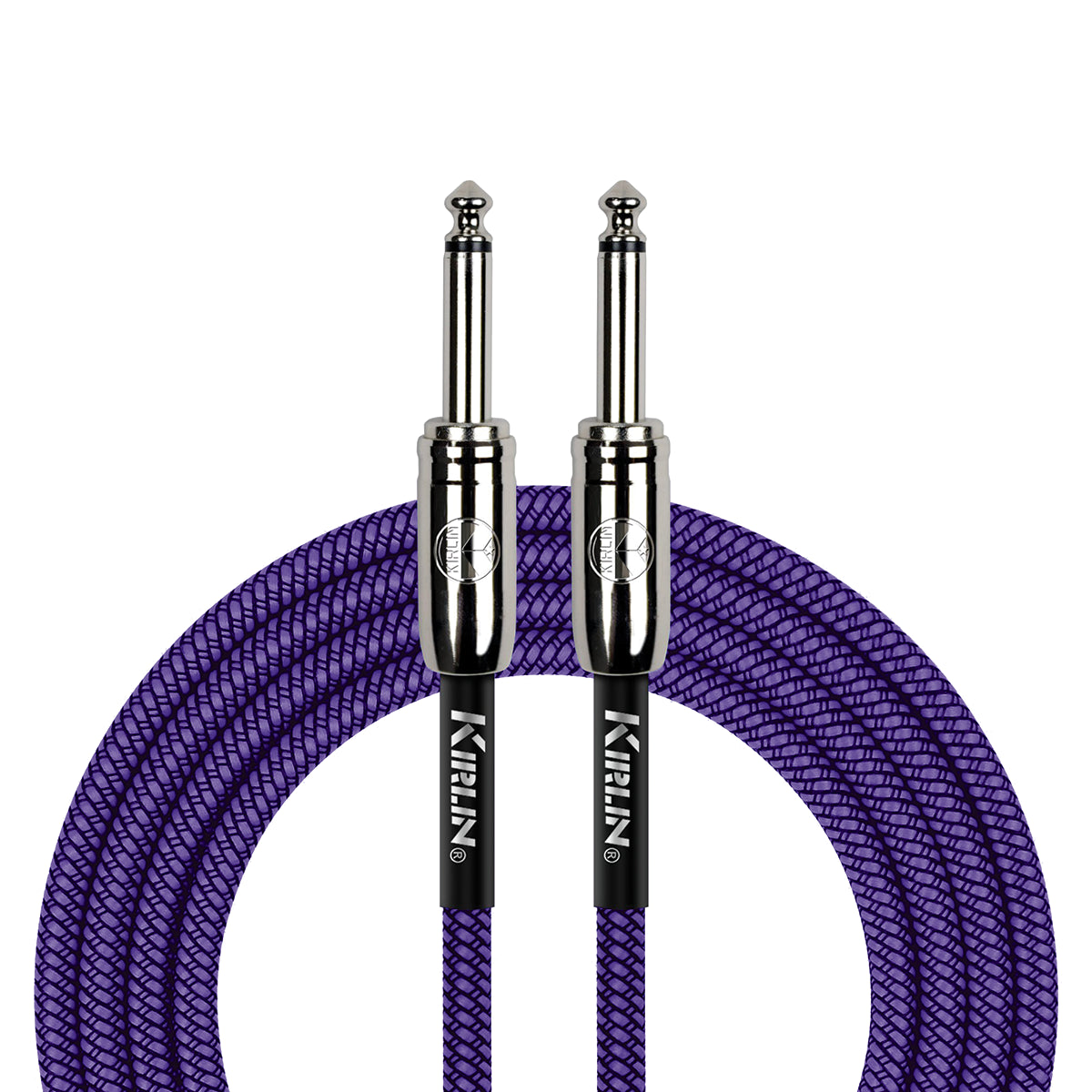 Kirlin 20ft Purple Entry Woven Instrument Cable KIWCC201PU-20