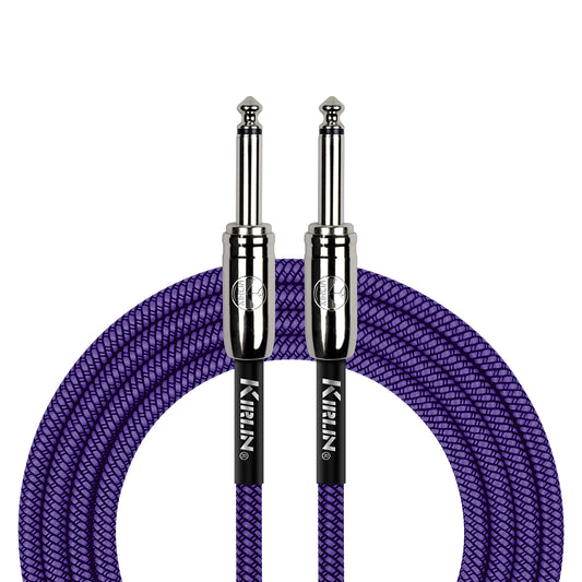 Kirlin 20ft Purple Entry Woven Instrument Cable KIWCC201PU-20