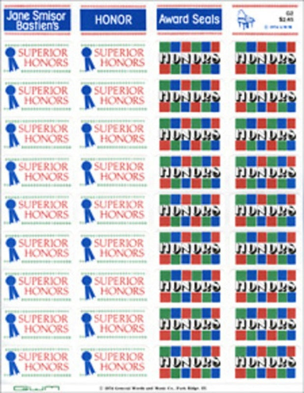 Honor Award Seals