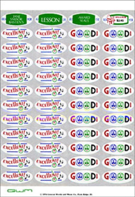 Lesson Award Seals