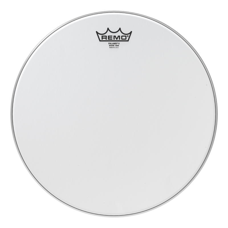 Remo Falams II 14" Smooth White Marching Snare Drumhead with Kevlar Weave
