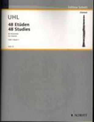 48 Studies for Clarinet Book 1 by Alfred Uhl - Schott Music
