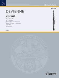 Devienne - 2 Duos Op 69 No 1 B Flat/No 2 G Minor 2 Clarinets (Schott Music)