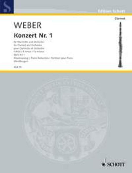 Concerto No 1 F Min clarinet Piano Book