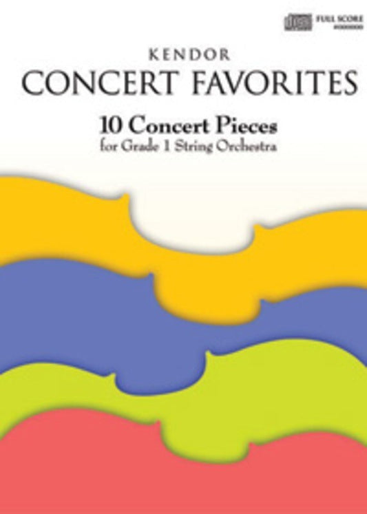Kendor Concert Favorites Violin 3 So (Softcover Book)