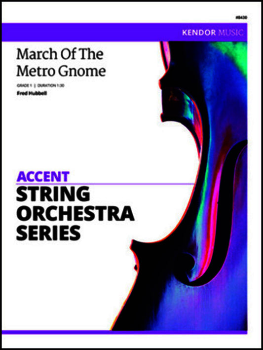 March Of The Metro Gnome String Orchestra (Music Score/Parts) Book